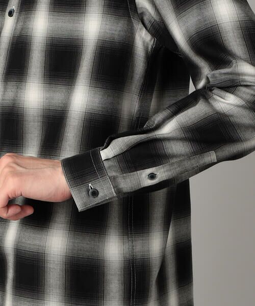COMME CA MEN / コムサ・メン シャツ・ブラウス | オンブレチェック レギュラーカラーシャツ | 詳細17