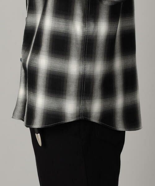 COMME CA MEN / コムサ・メン シャツ・ブラウス | オンブレチェック レギュラーカラーシャツ | 詳細18