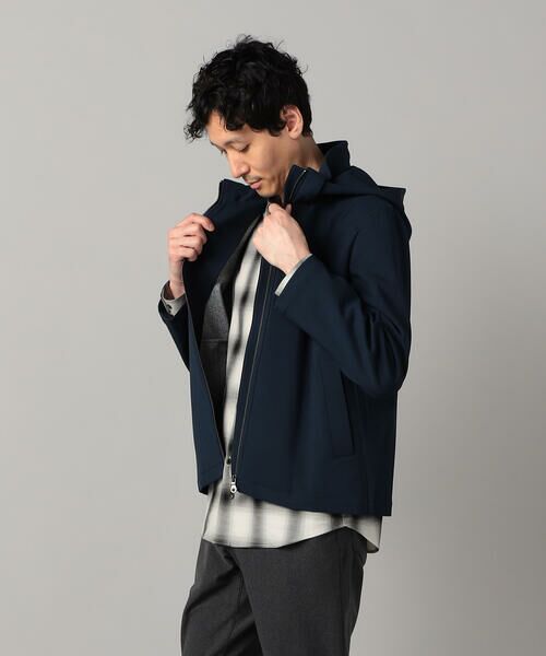 COMME CA MEN / コムサ・メン ブルゾン | ダウンファブリック フード着脱 ブルゾン | 詳細21