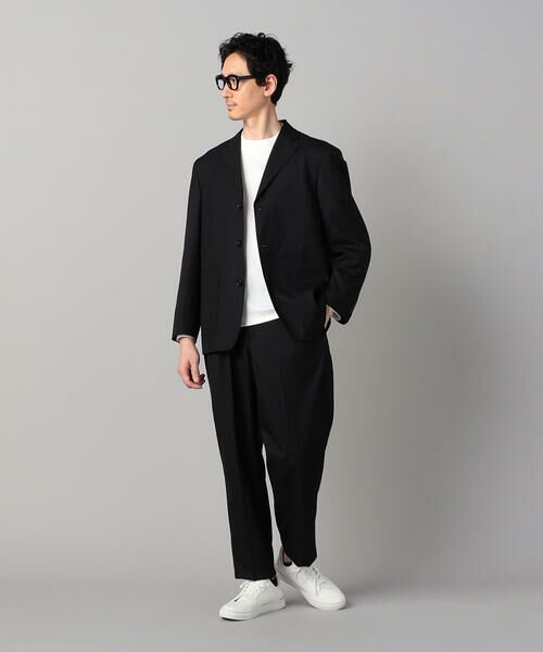 COMME CA MEN / コムサ・メン Tシャツ | シルキーポンチ長袖ジャケTシャツ | 詳細1