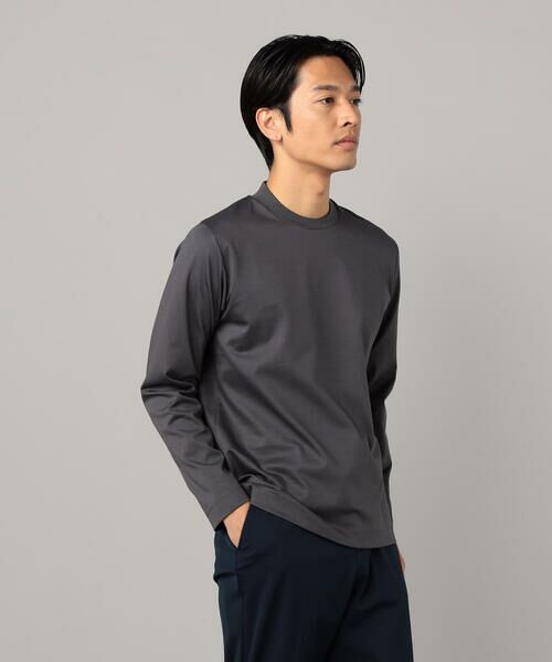 COMME CA MEN / コムサ・メン Tシャツ | シルキーポンチ長袖ジャケTシャツ | 詳細22