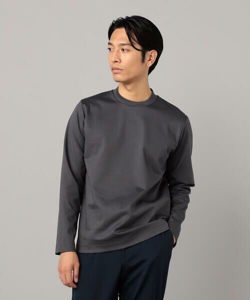 COMME CA MEN / コムサ・メン Tシャツ | シルキーポンチ長袖ジャケTシャツ | 詳細23