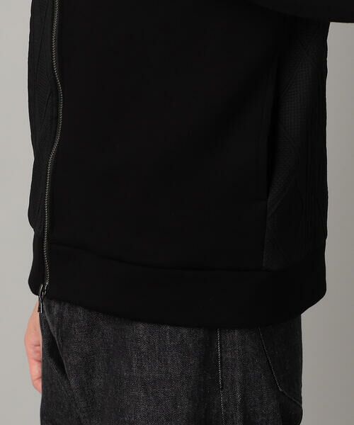 COMME CA MEN / コムサ・メン パーカー | ケーブルコンビ ジップパーカ | 詳細16