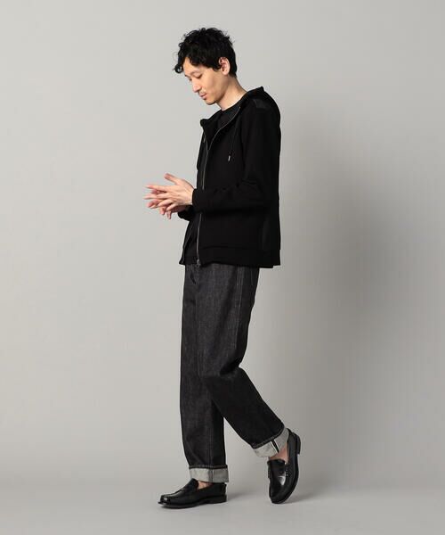 COMME CA MEN / コムサ・メン パーカー | ケーブルコンビ ジップパーカ | 詳細5