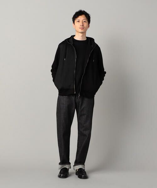 COMME CA MEN / コムサ・メン パーカー | ケーブルコンビ ジップパーカ | 詳細6