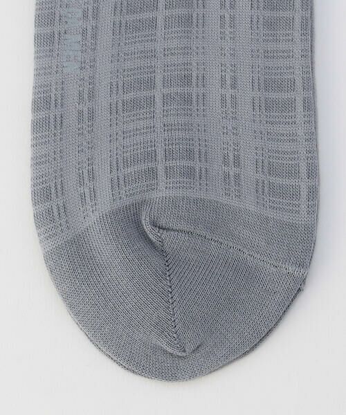 COMME CA MEN / コムサ・メン ソックス | チェック柄 クルーソックス | 詳細3