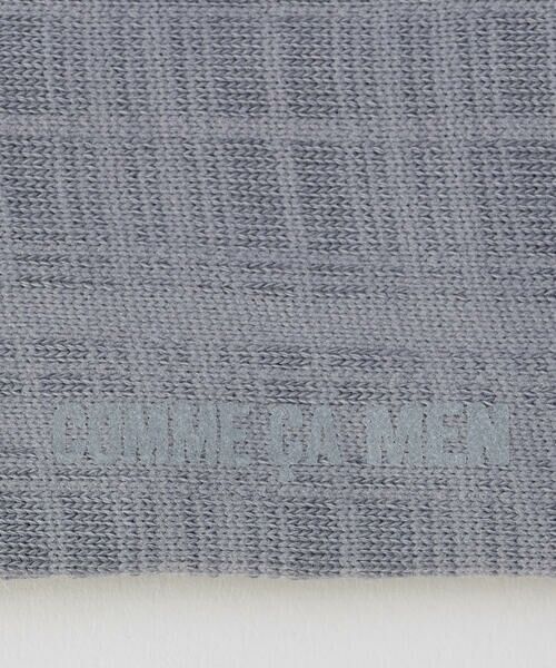 COMME CA MEN / コムサ・メン ソックス | チェック柄 クルーソックス | 詳細4