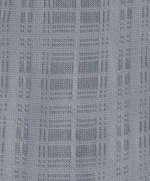 COMME CA MEN / コムサ・メン ソックス | チェック柄 クルーソックス | 詳細5