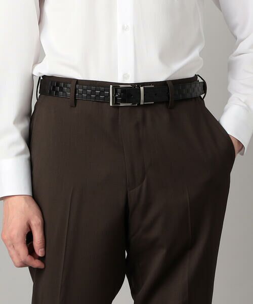 COMME CA MEN / コムサ・メン ベルト・サスペンダー | 【市松柄】リバーシブルベルト | 詳細7