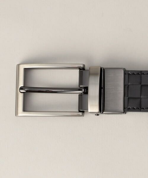 COMME CA MEN / コムサ・メン ベルト・サスペンダー | 【リバーシブル】市松ベルト | 詳細1