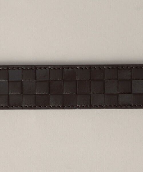 COMME CA MEN / コムサ・メン ベルト・サスペンダー | 【リバーシブル】市松ベルト | 詳細4