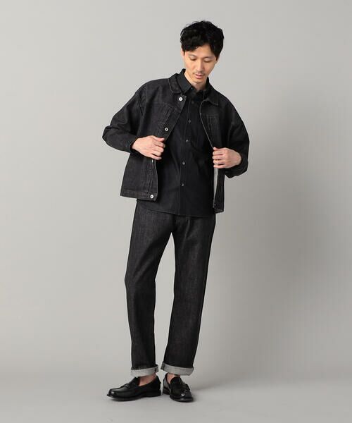 COMME CA MEN / コムサ・メン Gジャン・デニムジャケット | 岡山 児島産 セルビッチデニムブルゾン | 詳細1