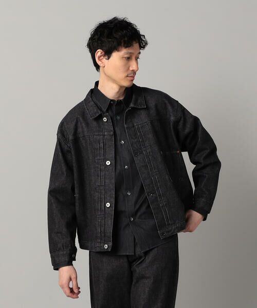 COMME CA MEN / コムサ・メン Gジャン・デニムジャケット | 岡山 児島産 セルビッチデニムブルゾン | 詳細2