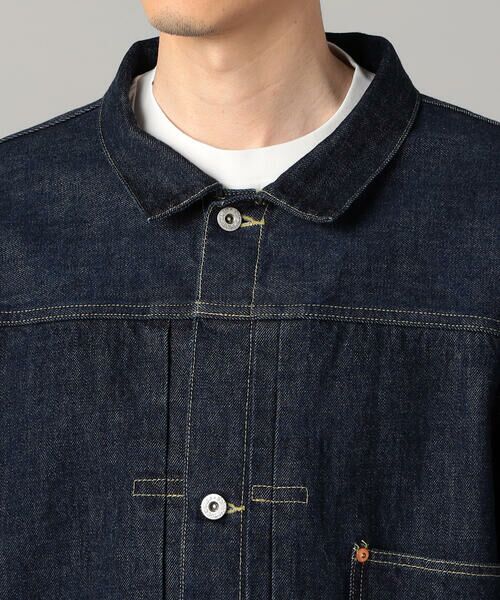 COMME CA MEN / コムサ・メン Gジャン・デニムジャケット | 岡山 児島産 セルビッチデニムブルゾン | 詳細14
