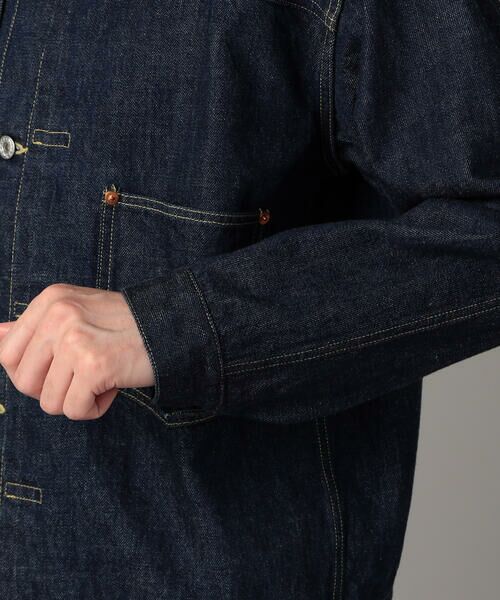 COMME CA MEN / コムサ・メン Gジャン・デニムジャケット | 岡山 児島産 セルビッチデニムブルゾン | 詳細16