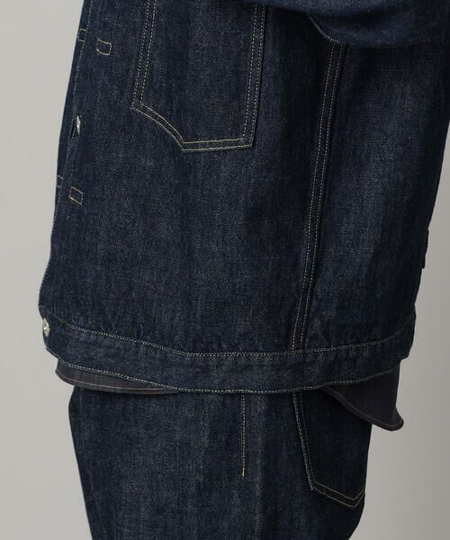 COMME CA MEN / コムサ・メン Gジャン・デニムジャケット | 岡山 児島産 セルビッチデニムブルゾン | 詳細18