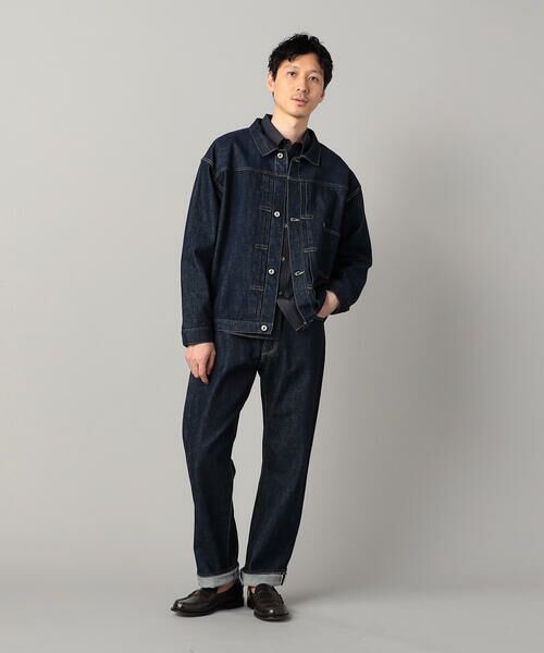 COMME CA MEN / コムサ・メン Gジャン・デニムジャケット | 岡山 児島産 セルビッチデニムブルゾン | 詳細5