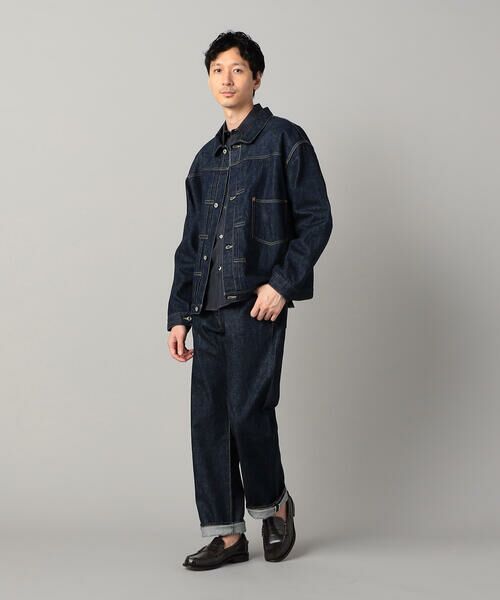 COMME CA MEN / コムサ・メン Gジャン・デニムジャケット | 岡山 児島産 セルビッチデニムブルゾン | 詳細7