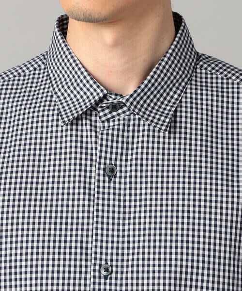 COMME CA MEN / コムサ・メン シャツ・ブラウス | 浜松産 ギザコットン ギンガムチェック レギュラーカラーシャツ | 詳細12