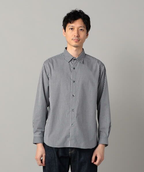 COMME CA MEN / コムサ・メン シャツ・ブラウス | 浜松産 ギザコットン ギンガムチェック レギュラーカラーシャツ | 詳細9