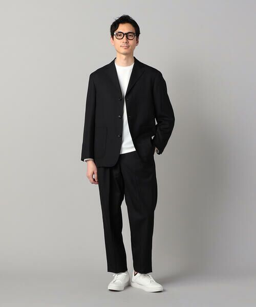 COMME CA MEN / コムサ・メン テーラードジャケット | 【セットアップ対応】尾州産 クラシックウールギャバ 3Bジャケット | 詳細1