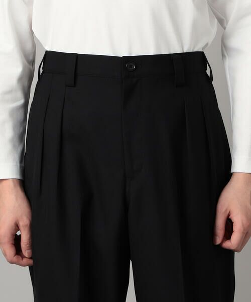 COMME CA MEN / コムサ・メン スラックス・ドレスパンツ | 【セットアップ対応】尾州産 クラシックウールギャバ 2タックパンツ | 詳細11