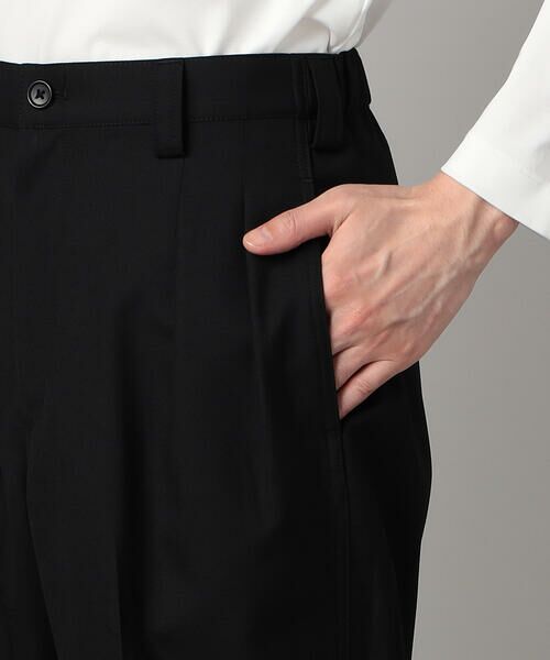COMME CA MEN / コムサ・メン スラックス・ドレスパンツ | 【セットアップ対応】尾州産 クラシックウールギャバ 2タックパンツ | 詳細13