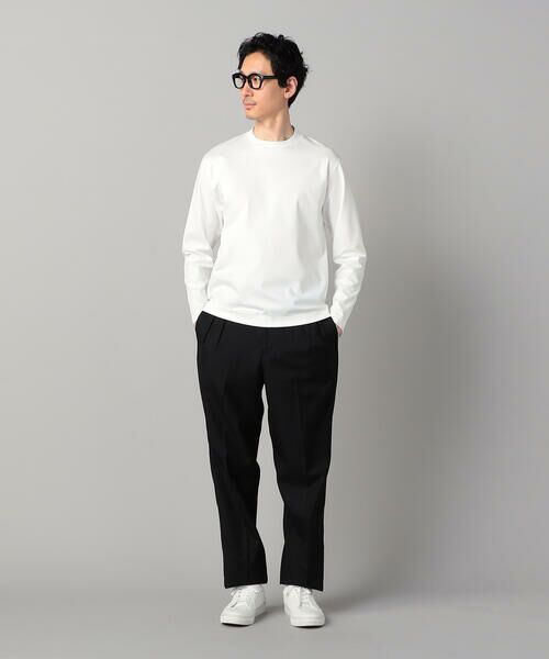 COMME CA MEN / コムサ・メン スラックス・ドレスパンツ | 【セットアップ対応】尾州産 クラシックウールギャバ 2タックパンツ | 詳細4