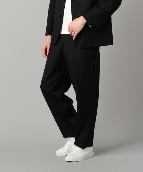 COMME CA MEN / コムサ・メン スラックス・ドレスパンツ | 【セットアップ対応】尾州産 クラシックウールギャバ 2タックパンツ | 詳細7
