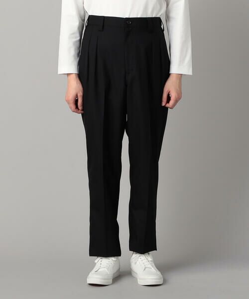 COMME CA MEN / コムサ・メン スラックス・ドレスパンツ | 【セットアップ対応】尾州産 クラシックウールギャバ 2タックパンツ | 詳細8