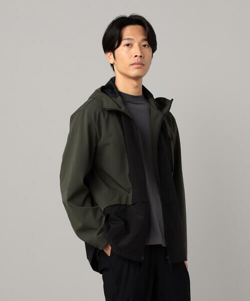 COMME CA MEN / コムサ・メン ブルゾン | コンビネーション ブルゾン(カーキ)