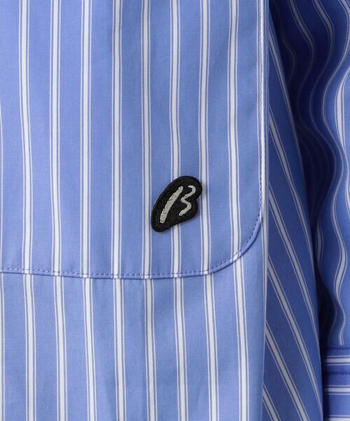 COMME CA MEN / コムサ・メン シャツ・ブラウス | ストライプビッグポケット シャツ | 詳細12