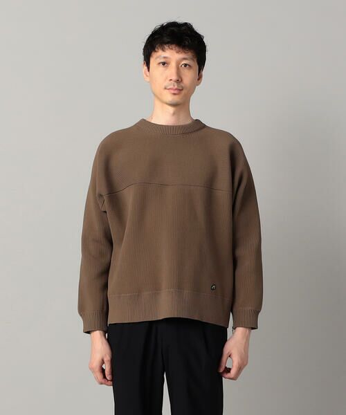 COMME CA MEN / コムサ・メン ニット・セーター | ワイドシルエット 片畦ニット | 詳細12