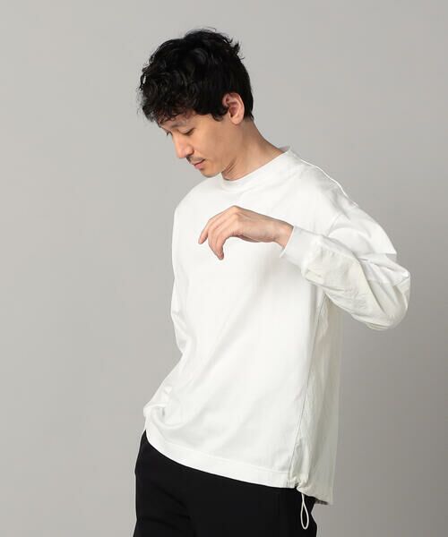 COMME CA MEN / コムサ・メン カットソー | 異素材切替 ロンT | 詳細4
