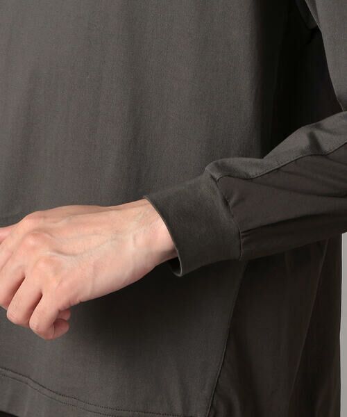 COMME CA MEN / コムサ・メン カットソー | 異素材切替 ロンT | 詳細14