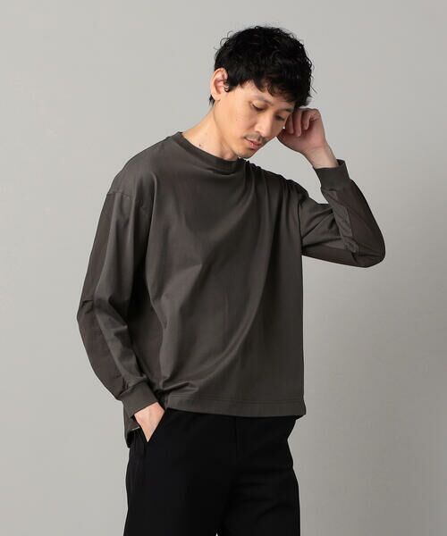 COMME CA MEN / コムサ・メン カットソー | 異素材切替 ロンT | 詳細9