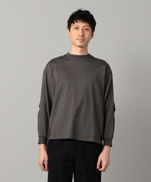 COMME CA MEN / コムサ・メン カットソー | 異素材切替 ロンT | 詳細10