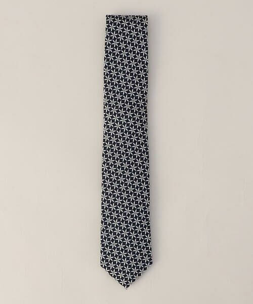 COMME CA MEN/コムサ・メン 七宝柄 ネクタイ ネイビー F COMME CA MEN/コムサ・メン 七宝柄 ネクタイ ネイビー F