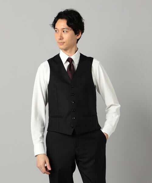 COMME CA MEN / コムサ・メン セットアップ | 【スリーピース対応】Super120's ウールギャバ ベスト | 詳細3