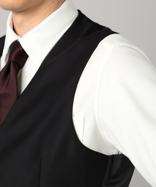 COMME CA MEN / コムサ・メン セットアップ | 【スリーピース対応】Super120's ウールギャバ ベスト | 詳細9