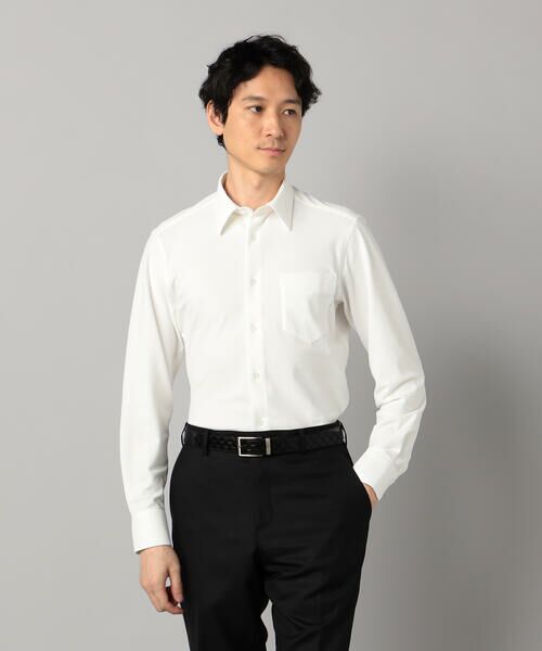 COMME CA MEN / コムサ・メン シャツ・ブラウス | ソロテックス2WAYオックスフォード レギュラーカラーシャツ | 詳細3