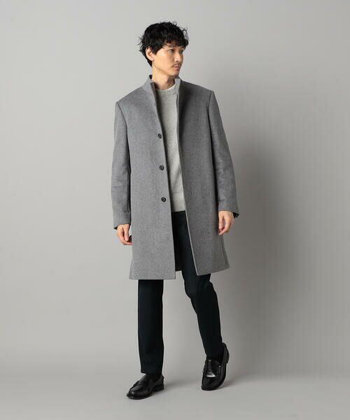 COMME CA MEN / コムサ・メン その他アウター | アンゴラビーバー イタリアンカラーコート | 詳細5