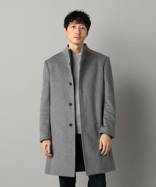 COMME CA MEN / コムサ・メン その他アウター | アンゴラビーバー イタリアンカラーコート | 詳細4