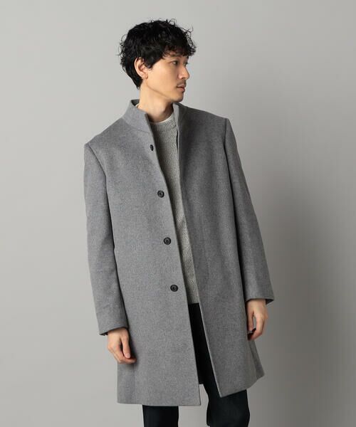 COMME CA MEN / コムサ・メン その他アウター | アンゴラビーバー イタリアンカラーコート | 詳細3