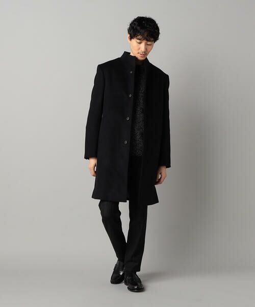 COMME CA MEN / コムサ・メン その他アウター | アンゴラビーバー イタリアンカラーコート | 詳細13