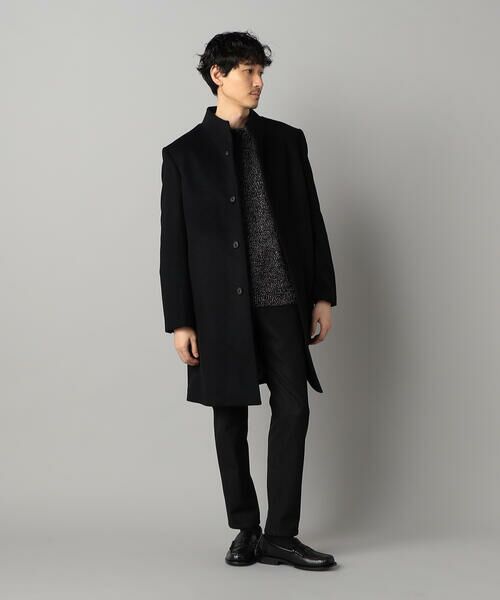 COMME CA MEN / コムサ・メン その他アウター | アンゴラビーバー イタリアンカラーコート | 詳細9