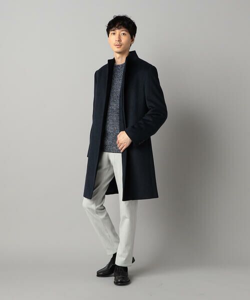 COMME CA MEN / コムサ・メン その他アウター | アンゴラビーバー イタリアンカラーコート | 詳細29