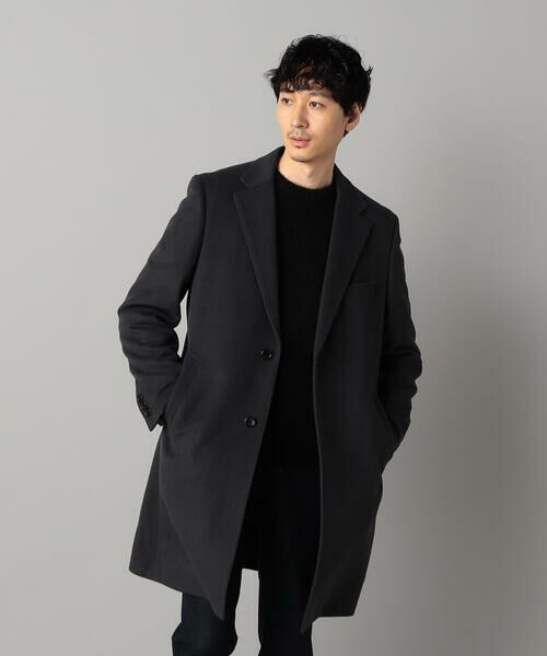 COMME CA MEN / コムサ・メン その他アウター | 尾州産 ウールビーバー チェスターコート | 詳細11