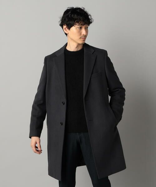 COMME CA MEN / コムサ・メン その他アウター | 尾州産 ウールビーバー チェスターコート | 詳細12