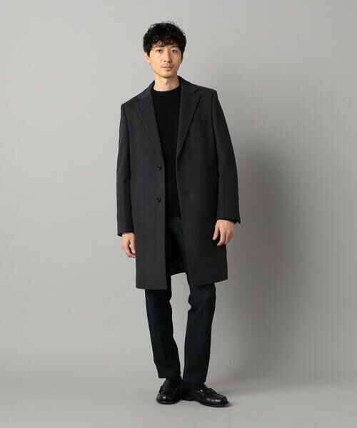 COMME CA MEN / コムサ・メン その他アウター | 尾州産 ウールビーバー チェスターコート | 詳細8
